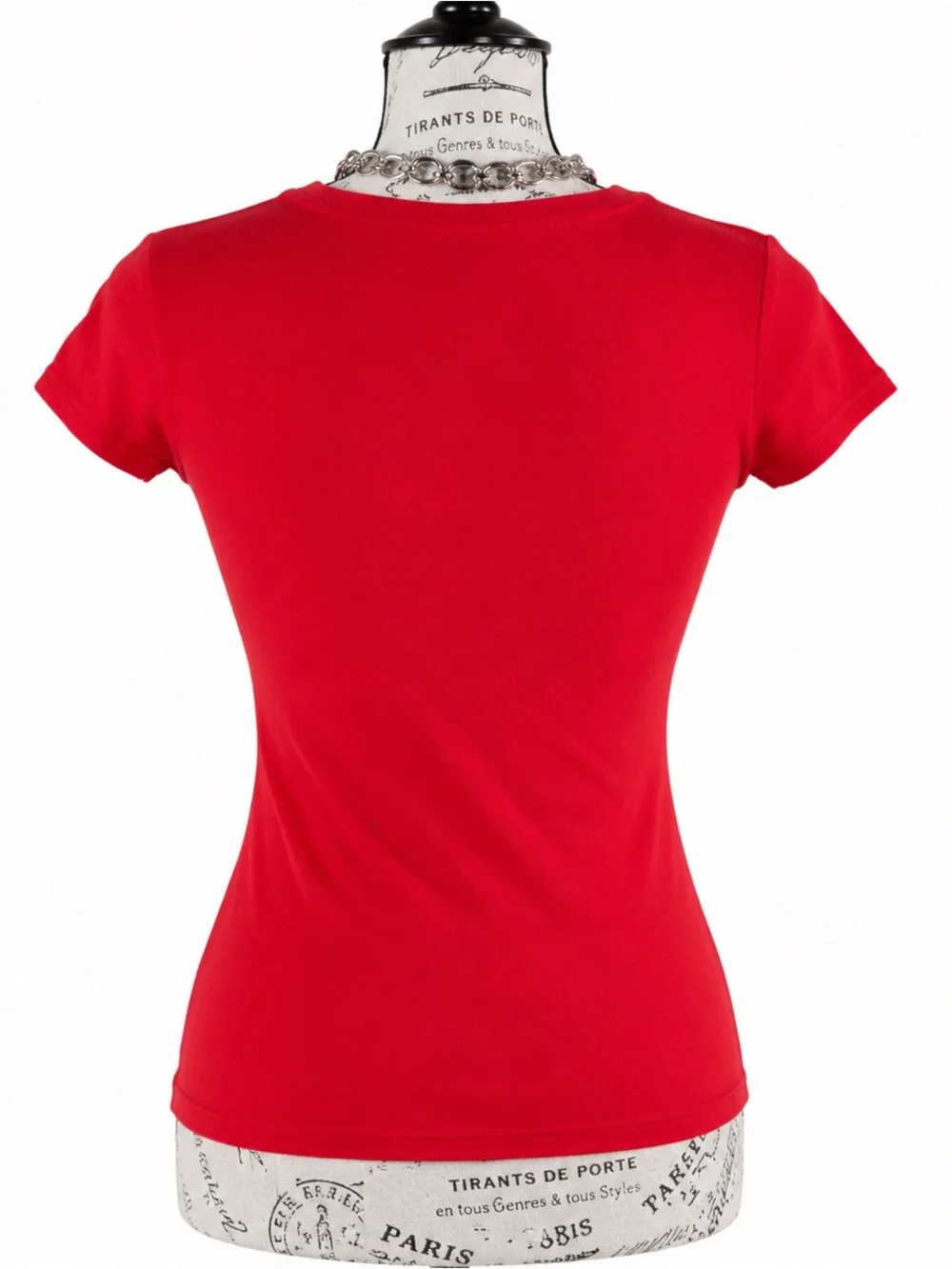 Justice Red Short-Sleeve 'I Speak French (Fries)' Graphic Tee